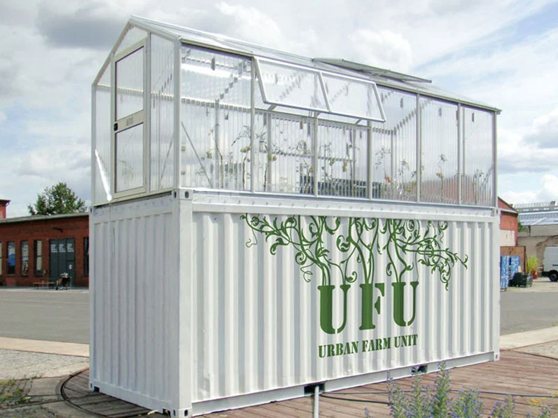 shipping container greenhouse