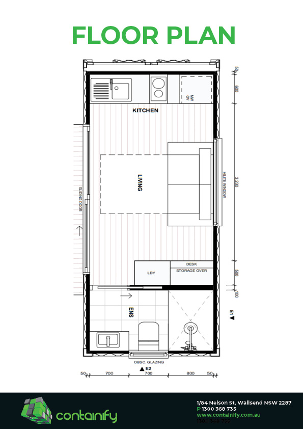 The VISTA Cabin Floor Plan