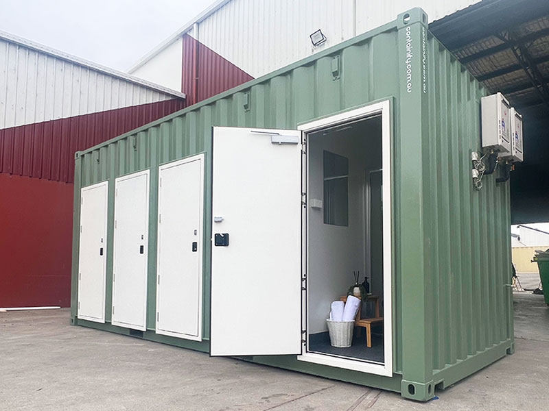 Shipping Container Shower Blocks Sydney