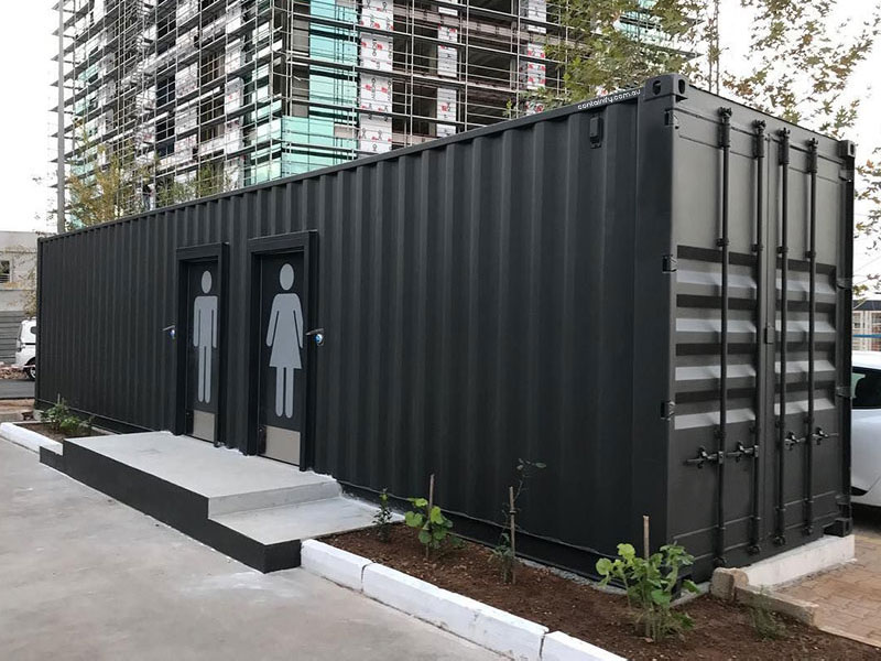 Toilet Shipping Container