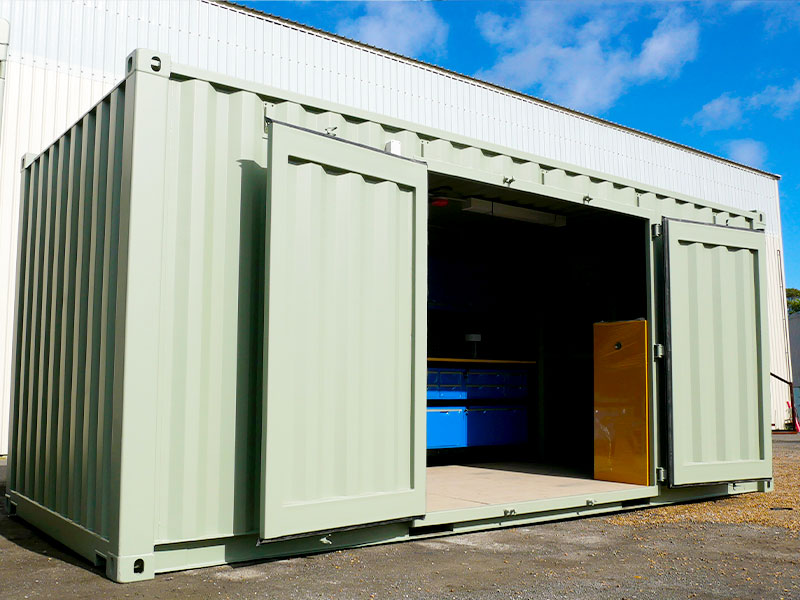 Side Opening Workshop Shipping Containers