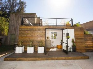 converted shipping container