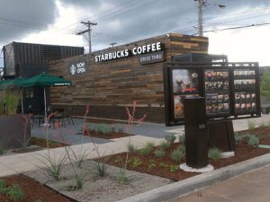 drive thru container cafe